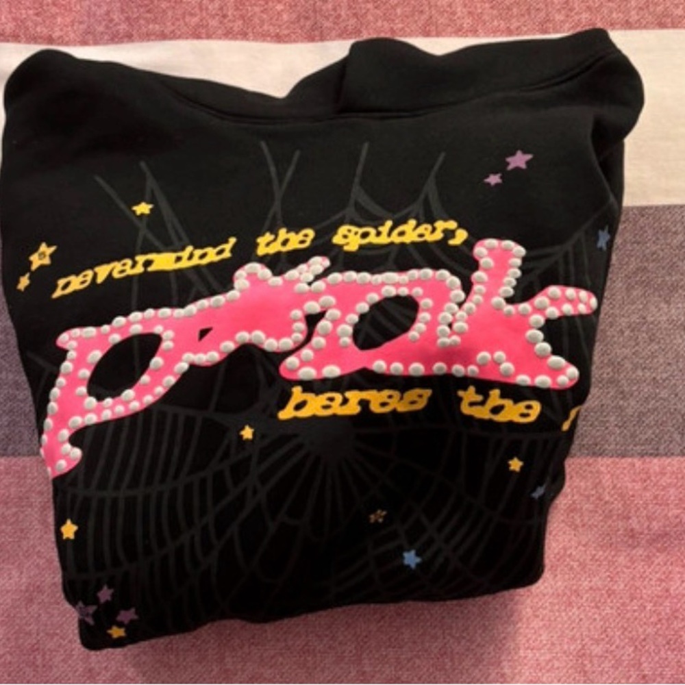 Sp5der Sweatshirts p*nk Hoodie